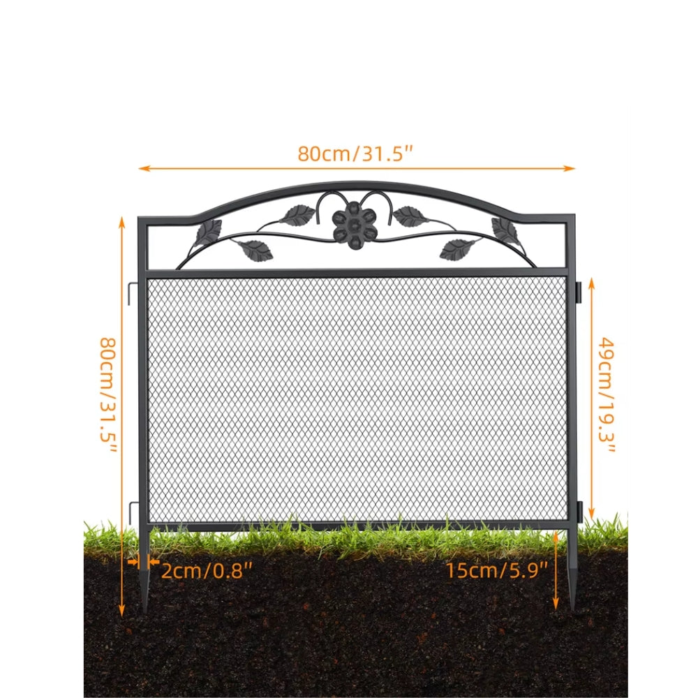 Dog Fence Animal Pet Playpen Barrier Garden Fence for Outdoor Garden