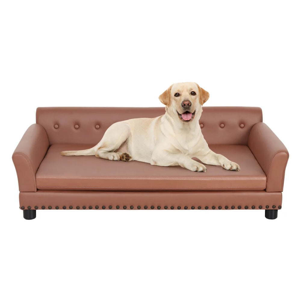 Waterproof Sofa Dog Bed Cat Couch Chair Pet Bed with Removable Cushion