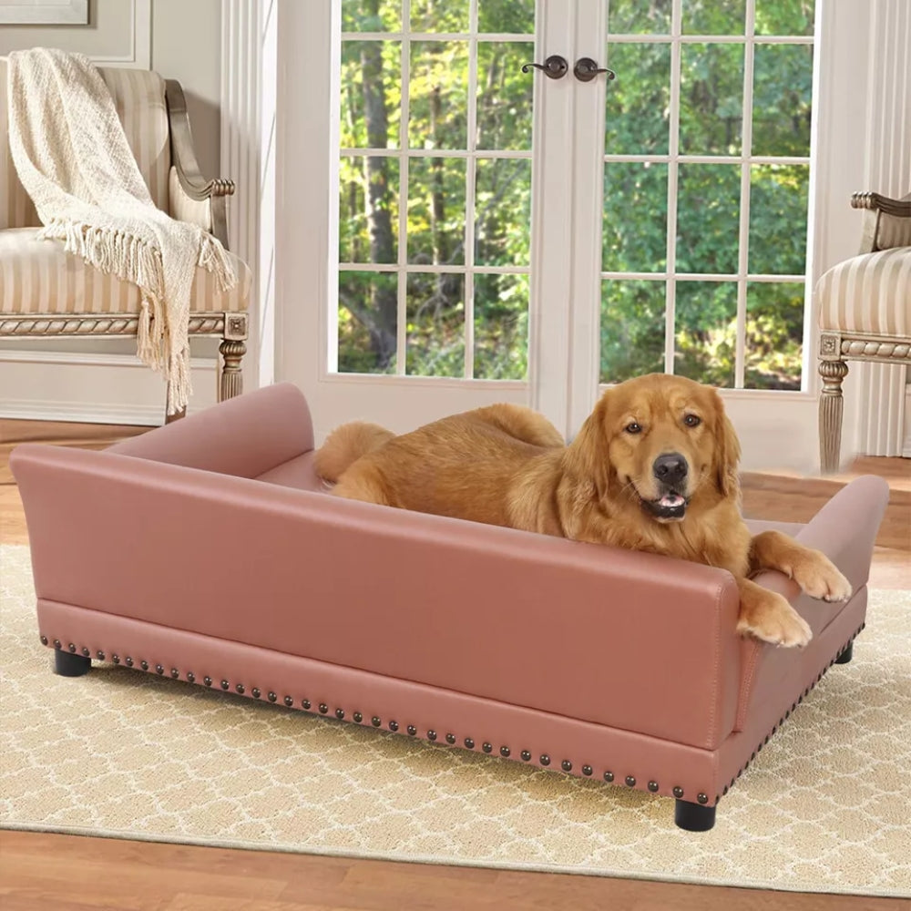 Waterproof Sofa Dog Bed Cat Couch Chair Pet Bed with Removable Cushion