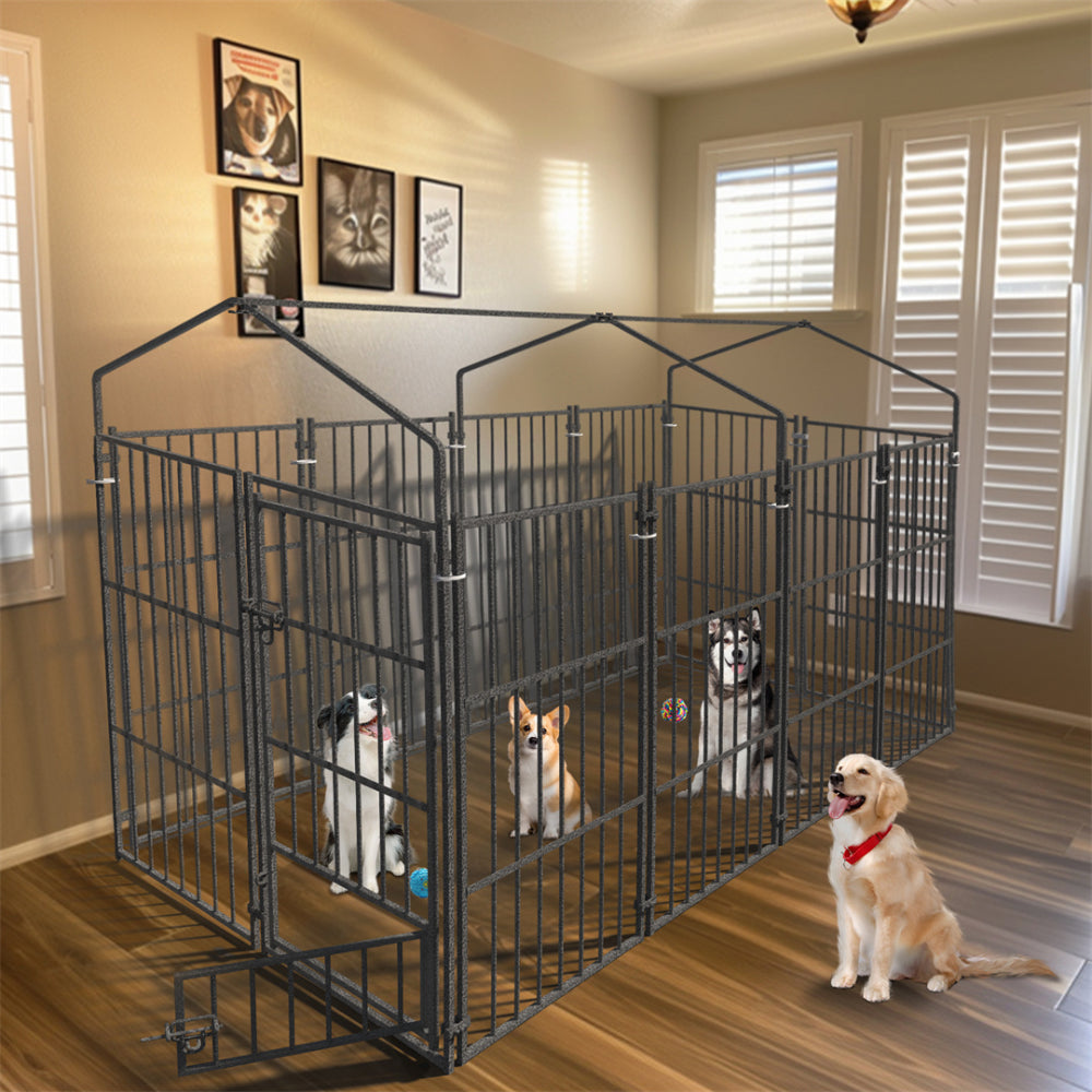 Large Heavy-Duty Dog Kennel Playpen