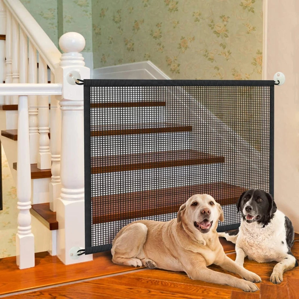 Pet Dog Barrier Fences Breathable Mesh Playpen For Dog Safety Fence