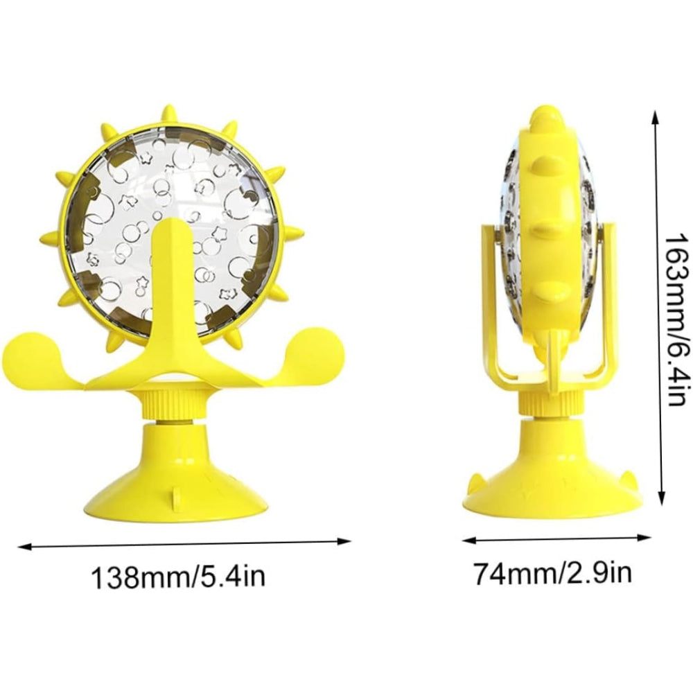 Ferris Wheel Food Dispensing Pet Toy Interactive For Cat Small Dogs