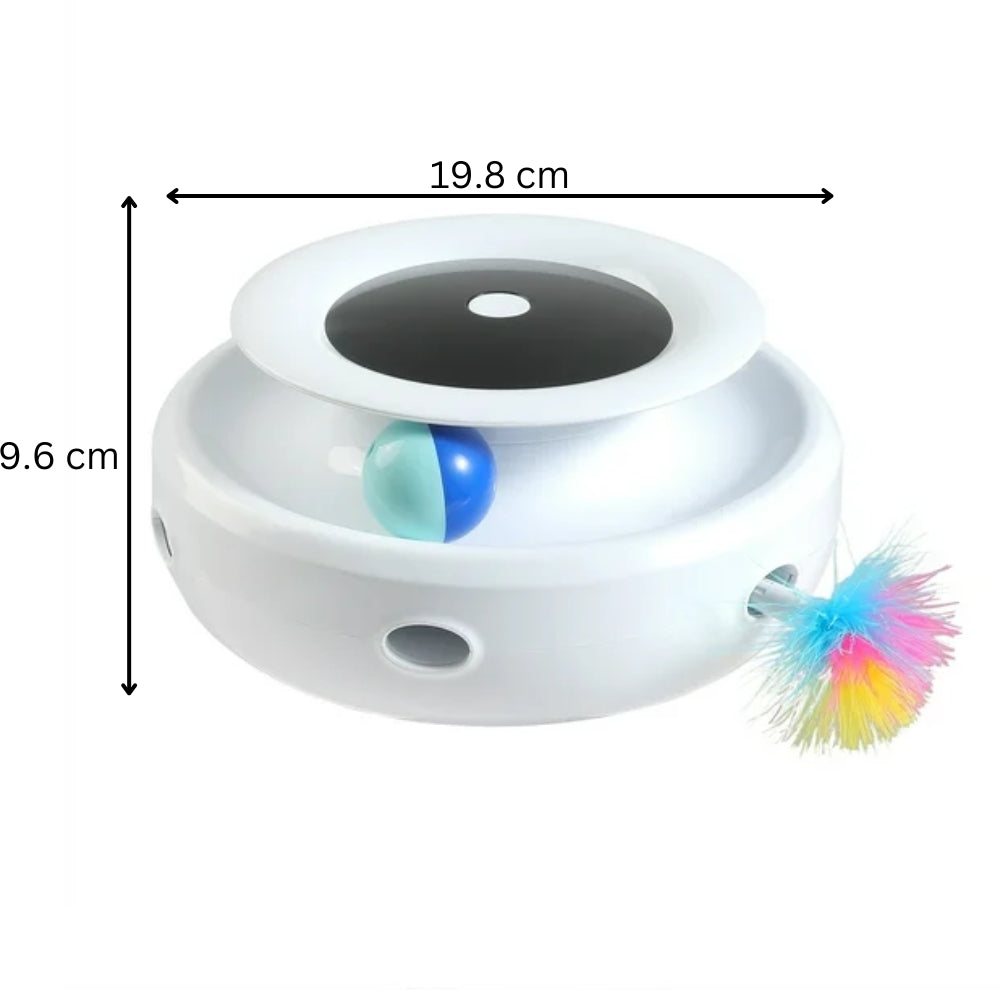 Electric Interactive Toy Pet Set 2 in 1 Smart Feather Fun Ball